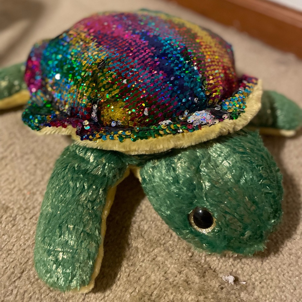 Plus Sequin turtle stuffed animal
